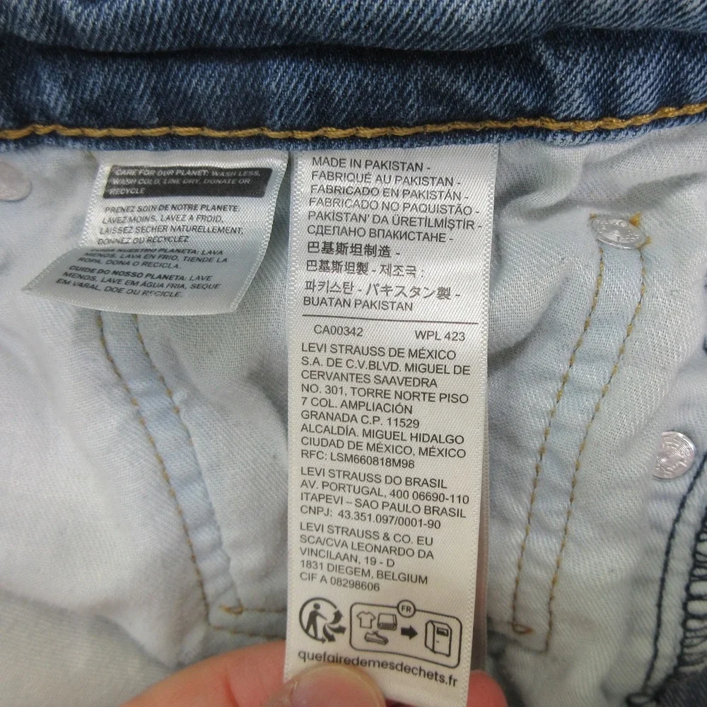 Levi Strauss & Co. Mens Jeans W32 L32 Blue 511 Slim Stretch